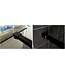 Douchewand 60x200cm⎢Wiesbaden Less⎢Mat Zwart⎢8mm helderglas met nano-coating - 20.334
