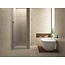 Wiesbaden Douchedeur 70x200cm⎢Wiesbaden Less⎢Geborsteld Brons koper⎢nisdeur 8mm helderglas met nano-coating - 20.3387