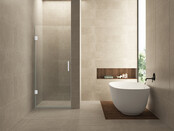 Douchedeur 70x200cm⎢Wiesbaden Less⎢Mat Wit⎢nisdeur 8mm helderglas met nano-coating - 20.3384