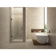 Douchedeur 90x200cm⎢Wiesbaden Less⎢Gunmetal⎢nisdeur 8mm helderglas met nano-coating - 20.3398