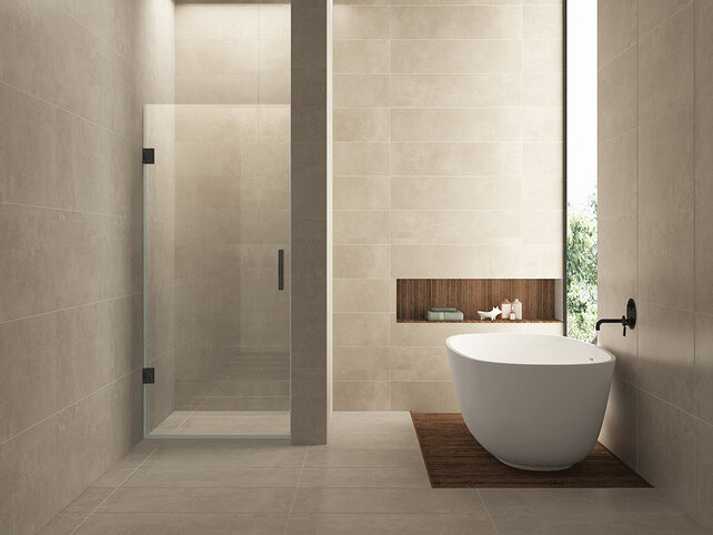 Douchedeur 80x200cm⎢Wiesbaden Less⎢Gunmetal⎢nisdeur 8mm helderglas met nano-coating - 20.3392