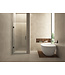 Douchedeur 80x200cm⎢Wiesbaden Less⎢Gunmetal⎢nisdeur 8mm helderglas met nano-coating - 20.3392
