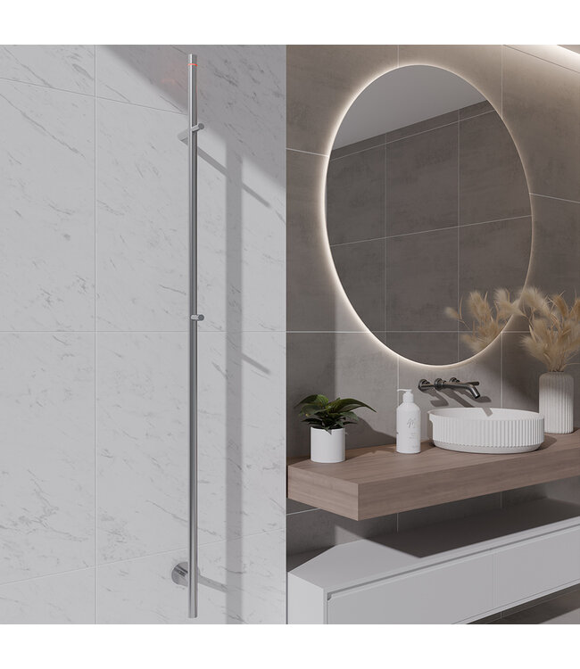 Elektrische radiator Staaf⎢Wiesbaden Callista⎢Chroom⎢150cm- 60 Watt - 41.3519