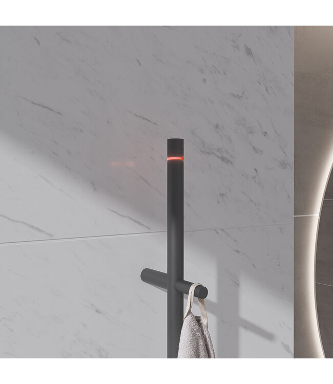 Elektrische radiator Staaf⎢Wiesbaden Callista⎢Gunmetal⎢150cm- 60 Watt - 41.3522