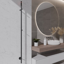 Elektrische radiator Staaf⎢Wiesbaden Callista⎢Mat Zwart⎢150cm- 60 Watt - 41.3502