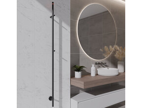 Elektrische radiator Staaf⎢Wiesbaden Callista⎢Mat Zwart⎢150cm- 60 Watt - 41.3502