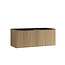 Wiesbaden Wastafelonderkast Wiesbaden Ribbella 120cm⎢Naturel eik⎢2 lades - 2 uitsparingen - 38.3536