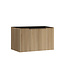 Wastafelonderkast Wiesbaden Ribbella 80cm⎢Naturel eik⎢1 lade - 1 uitsparing - 38.3530