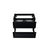 Wastafelonderkast Wiesbaden Marmaris 80x45cm⎢Mat Zwart⎢2 lades - 1 uitsparing - 32.3671