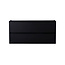Wiesbaden Wastafelonderkast Wiesbaden Marmaris 100x45cm⎢Mat Zwart⎢2 lades - 1 uitsparing - 32.3672