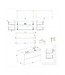Wastafelonderkast Wiesbaden Marmaris 100x45cm⎢Mat Zwart⎢2 lades - 1 uitsparing - 32.3672