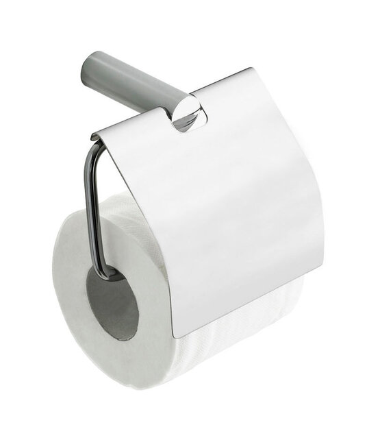 Toiletrolhouder met klep⎢Wiesbaden Ida⎢Chroom - 28.4054