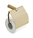 Wiesbaden Toiletrolhouder met klep⎢Wiesbaden Ida⎢Geborsteld Messing - 28.5021