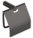 Wiesbaden Toiletrolhouder met klep⎢Wiesbaden Ida⎢Gunmetal - 28.7021