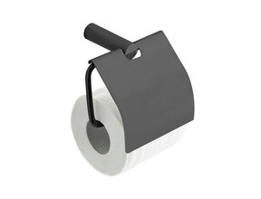 Toiletrolhouder met klep⎢Wiesbaden Ida⎢Gunmetal - 28.7021