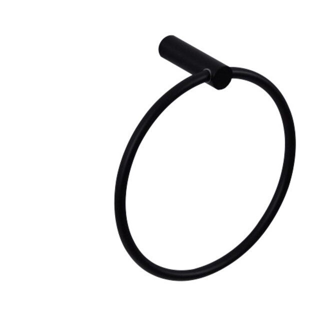 Handdoekring⎢Wiesbaden Ida⎢Mat Zwart - 28.5055