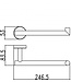Handdoekhouder 25cm⎢Wiesbaden 304 RVS - 24.3822