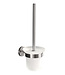 Toiletborstel met houder mat glas/RVS⎢Wiesbaden 304 RVS - 24.3823