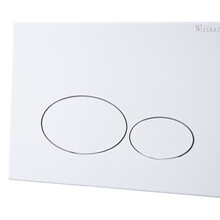 Bedieningspaneel Mat Wit⎢Wiesbaden X32 Metal⎢Geschikt voor o.a. Geberit UP320 inbouwreservoir - 32.4678