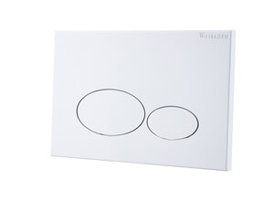 Bedieningspaneel Mat Wit⎢Wiesbaden X32 Metal⎢Geschikt voor o.a. Geberit UP320 inbouwreservoir - 32.4678