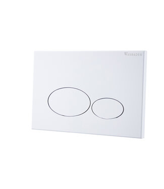 Wiesbaden Bedieningspaneel Wit⎢Wiesbaden X32 Metal⎢Geschikt voor o.a. Geberit UP320 inbouwreservoir - 32.4677