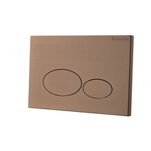 Bedieningspaneel Geborsteld Brons Koper⎢Wiesbaden X32 Metal⎢Geschikt voor o.a. Geberit UP320 inbouwreservoir - 32.4676