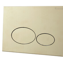 Bedieningspaneel Geborsteld messing⎢Wiesbaden X32 Metal⎢Geschikt voor o.a. Geberit UP320 inbouwreservoir - 32.4675