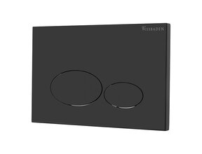 Bedieningspaneel Mat Zwart⎢Wiesbaden X32 Metal⎢Geschikt voor o.a. Geberit UP320 inbouwreservoir - 32.4672