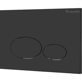 Bedieningspaneel Mat Zwart⎢Wiesbaden X32 Metal⎢Geschikt voor o.a. Geberit UP320 inbouwreservoir - 32.4672