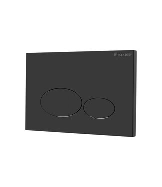Wiesbaden Bedieningspaneel Mat Zwart⎢Wiesbaden X32 Metal⎢Geschikt voor o.a. Geberit UP320 inbouwreservoir - 32.4672