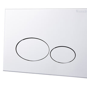 Bedieningspaneel Chroom⎢Wiesbaden X32 Metal⎢Geschikt voor o.a. Geberit UP320 inbouwreservoir - 32.4671