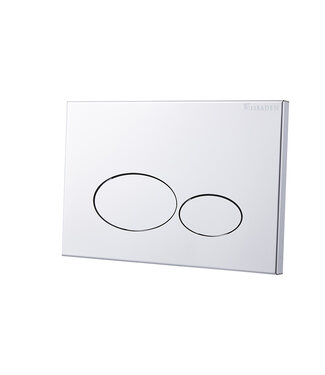 Wiesbaden Bedieningspaneel Chroom⎢Wiesbaden X32 Metal⎢Geschikt voor o.a. Geberit UP320 inbouwreservoir - 32.4671
