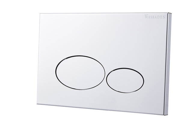 Bedieningspaneel Chroom⎢Wiesbaden X32 Metal⎢Geschikt voor o.a. Geberit UP320 inbouwreservoir - 32.4671