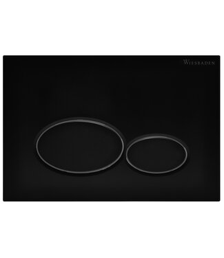 Wiesbaden Bedieningspaneel Mat Zwart⎢Wiesbaden X32⎢Geschikt voor o.a. Geberit UP320 inbouwreservoir - 32.4661