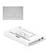 Bedieningspaneel Mat Wit⎢Wiesbaden X32⎢Geschikt voor o.a. Geberit UP320 inbouwreservoir - 32.4662