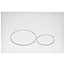 Wiesbaden Bedieningspaneel Mat Wit⎢Wiesbaden X32⎢Geschikt voor o.a. Geberit UP320 inbouwreservoir - 32.4662
