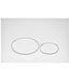 Wiesbaden Bedieningspaneel Mat Wit⎢Wiesbaden X32⎢Geschikt voor o.a. Geberit UP320 inbouwreservoir - 32.4662