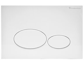 Bedieningspaneel Glans Wit⎢Wiesbaden X32⎢Geschikt voor o.a. Geberit UP320 inbouwreservoir - 32.4660