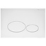 Wiesbaden Bedieningspaneel Glans Wit⎢Wiesbaden X32⎢Geschikt voor o.a. Geberit UP320 inbouwreservoir - 32.4660