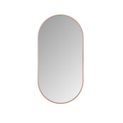 Spiegel Ovaal⎢Aloni Olyphia 50x100cm Geborsteld koper⎢met LED - dimbaar en spiegelverwarming