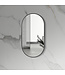 Spiegel Ovaal⎢Aloni Olyphia 50x100cm Mat Zwart⎢met LED - dimbaar en spiegelverwarming