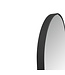 ALONI Spiegel Ovaal⎢Aloni Olyphia 50x100cm Mat Zwart⎢met LED - dimbaar en spiegelverwarming