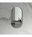 Spiegel Ovaal⎢Aloni Olyphia 50x100cm Gunmetal⎢met LED - dimbaar en spiegelverwarming