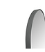 ALONI Spiegel Ovaal⎢Aloni Olyphia 50x100cm Gunmetal⎢met LED - dimbaar en spiegelverwarming