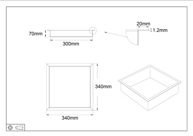 Nisjes badkamer RVS⎢30x30x7cm⎢Inbouwnis Douche Nisjes badkamer RVS⎢30x30x7cm⎢Inbouwnis Douche
