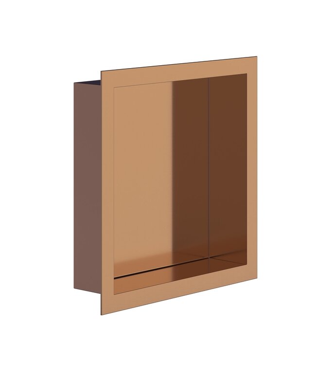 Nisjes badkamer Geborsteld Goud⎢30x30x7cm⎢Inbouwnis Douche