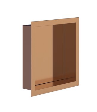ALONI Nisjes badkamer Geborsteld Koper⎢30x30x7cm⎢Inbouwnis Douche