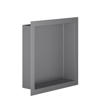 ALONI Nisjes badkamer Gunmetal⎢30x30x7cm⎢Inbouwnis Douche