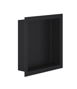 ALONI Nisjes badkamer Mat Zwart⎢30x30x7cm⎢Inbouwnis Douche