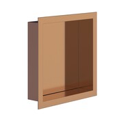 Nisjes badkamer Mat Zwart⎢30x30x7cm⎢Inbouwnis Douche